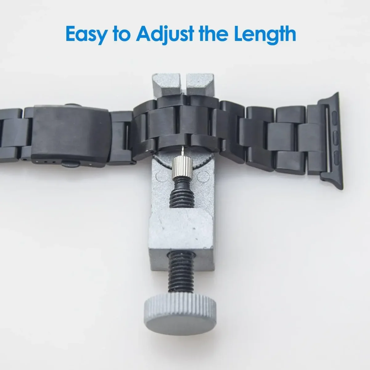 بند ساعت JETech برای Apple Watch 38mm و 40mm، فولاد ضد زنگ، مشکی - Image 3