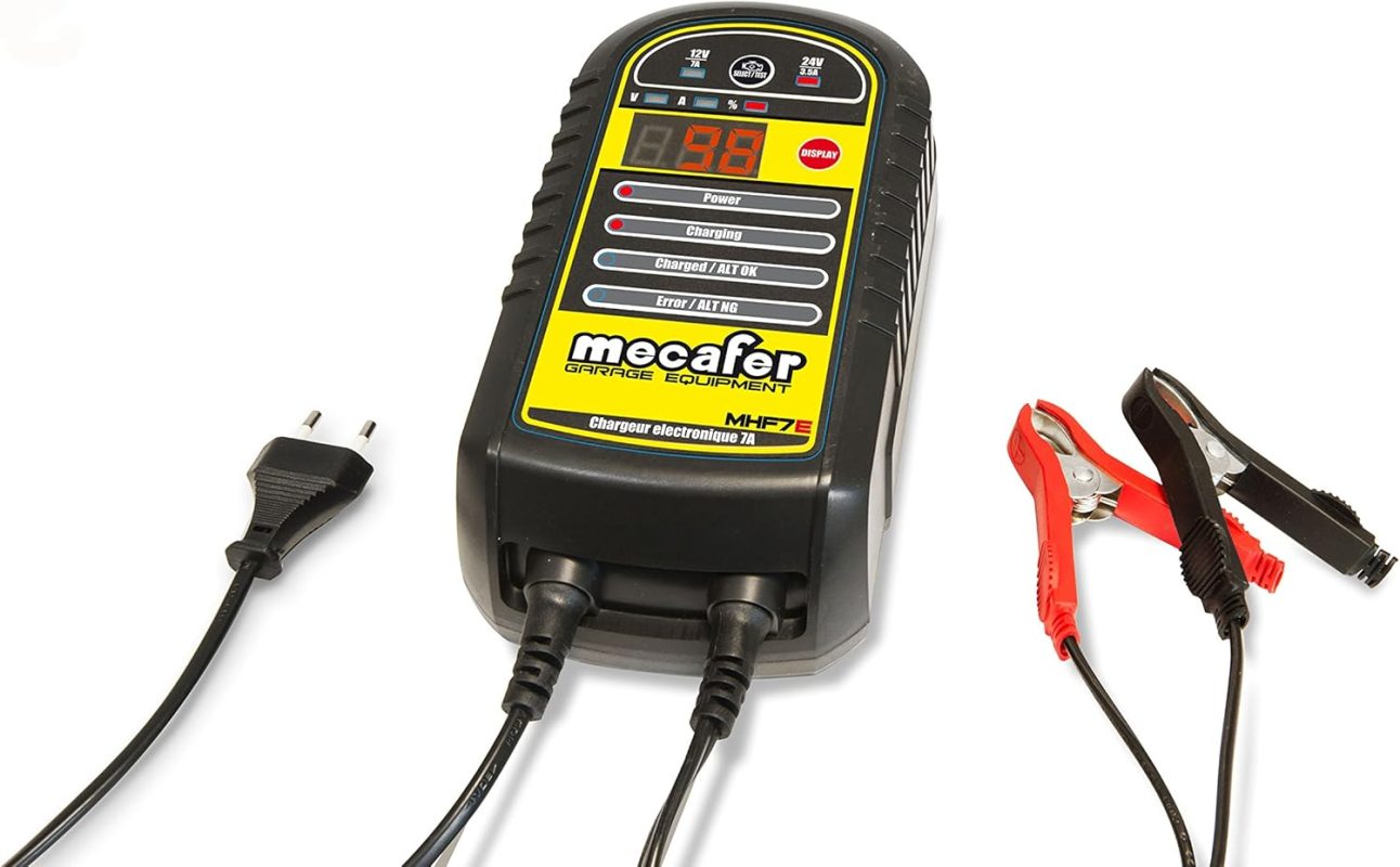 شارژر باتری خودرو مدل Mecafer - 7A battery charger - MHF7E