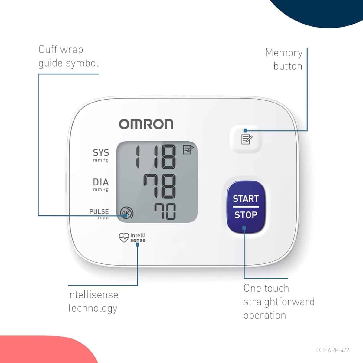 فشارسنج امرون omron مدل RS1