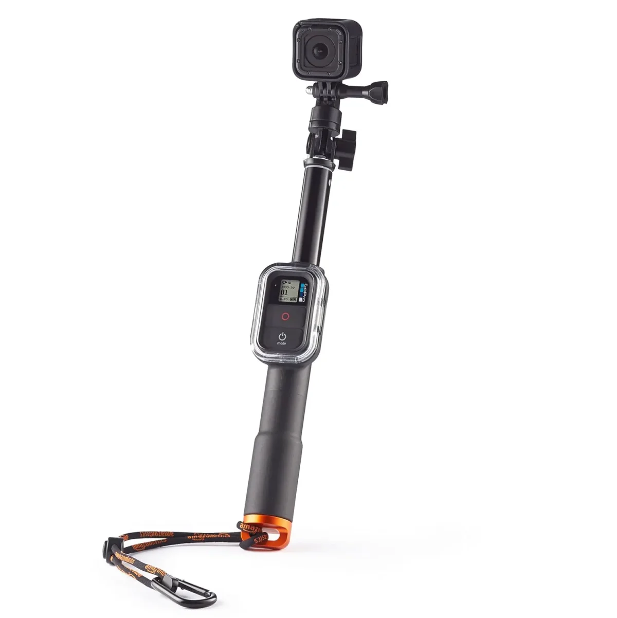 مونوپاد ریموتدار (استیک سلفی 1متری) اینچی amazon basics برای گوپرو GoPro
