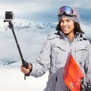 مونوپاد ریموتدار (استیک سلفی 1متری) اینچی amazon basics برای گوپرو GoPro