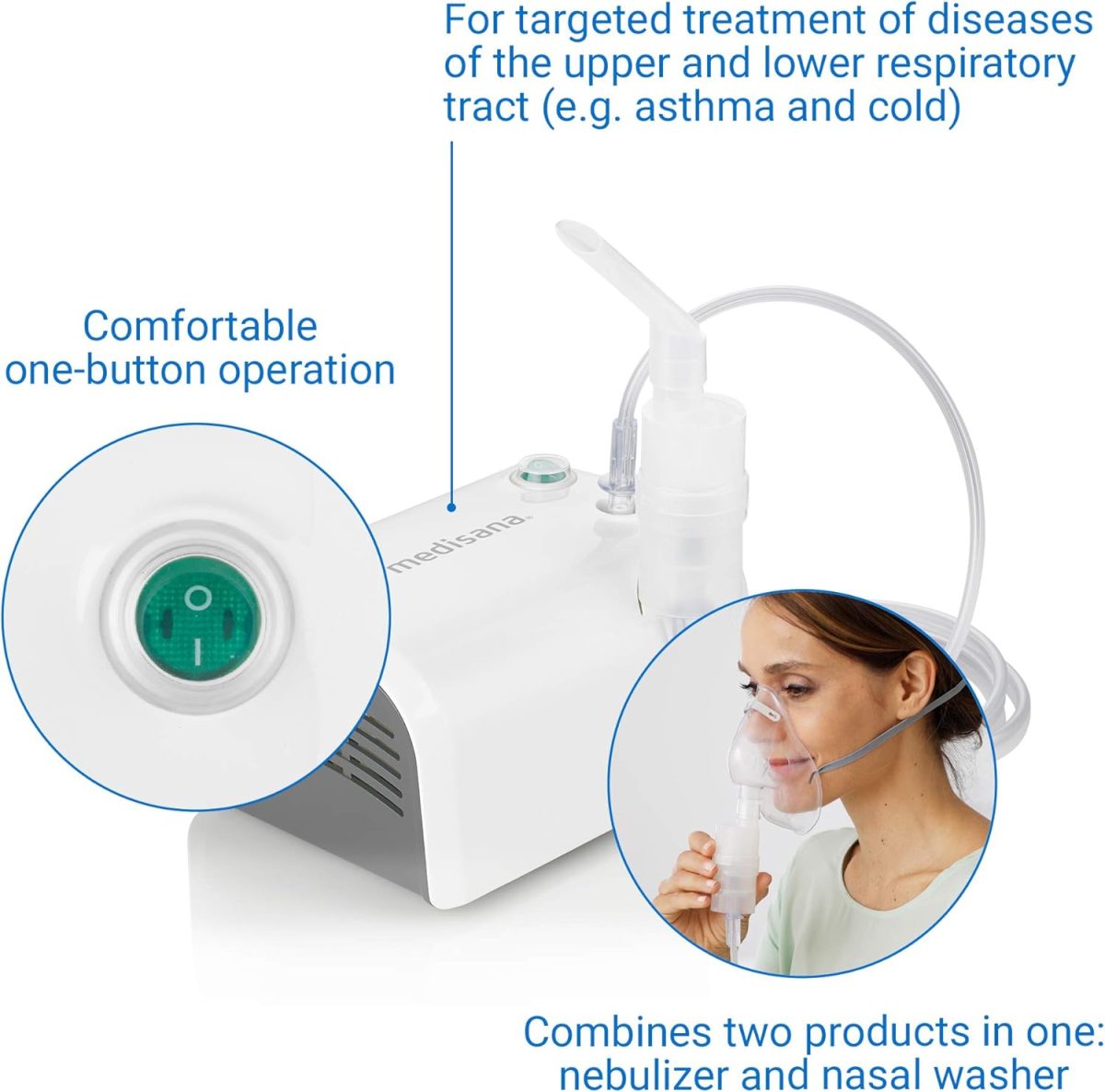 دستگاه تنفسی نبولایزر مدیسانا medisana IN 520