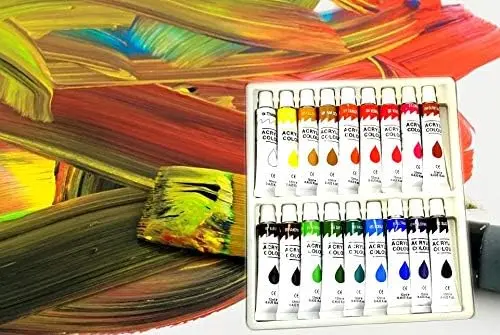 ست هجده 18 عددی رنگ اکرلیک - Image 6