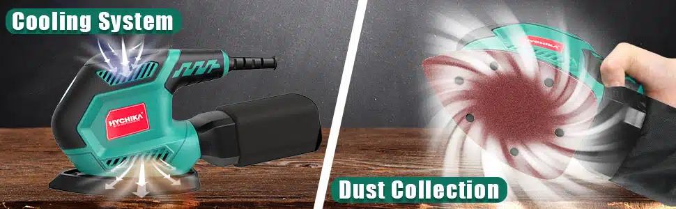 سنباده هایچیکا Haychika با 12 عدد کاغذ سنباده مدل ms200w - Image 6