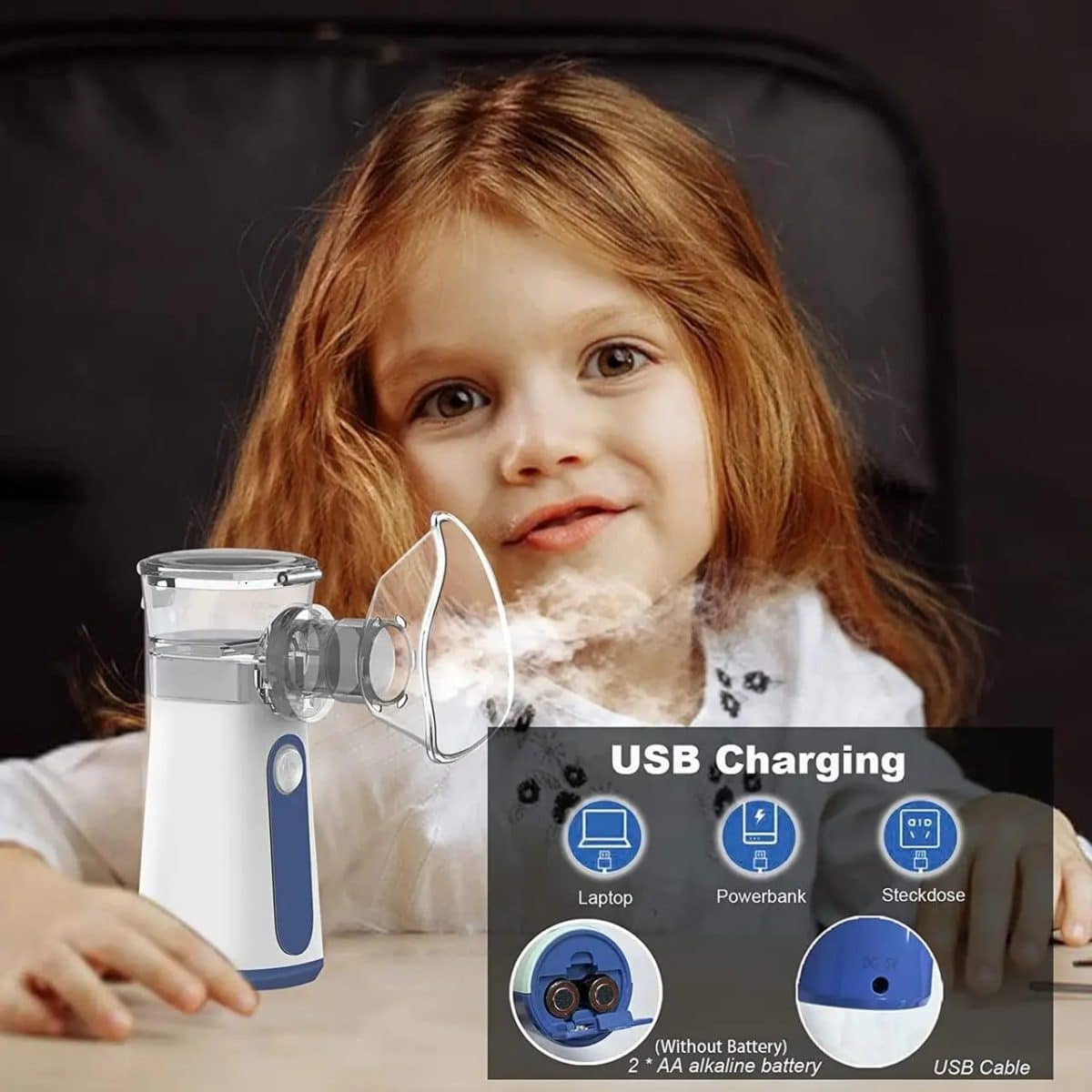 دستگاه تنفسی نبولایزر مدل Mesh Nebulizer UN205