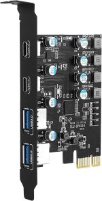 کارت توسعه PCIE to USB Expansion Card 4 Ports (2 x USB C, 2 x USB A)، برای مک و ویندوز