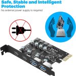 کارت توسعه PCIE to USB Expansion Card 4 Ports (2 x USB C, 2 x USB A)، برای مک و ویندوز