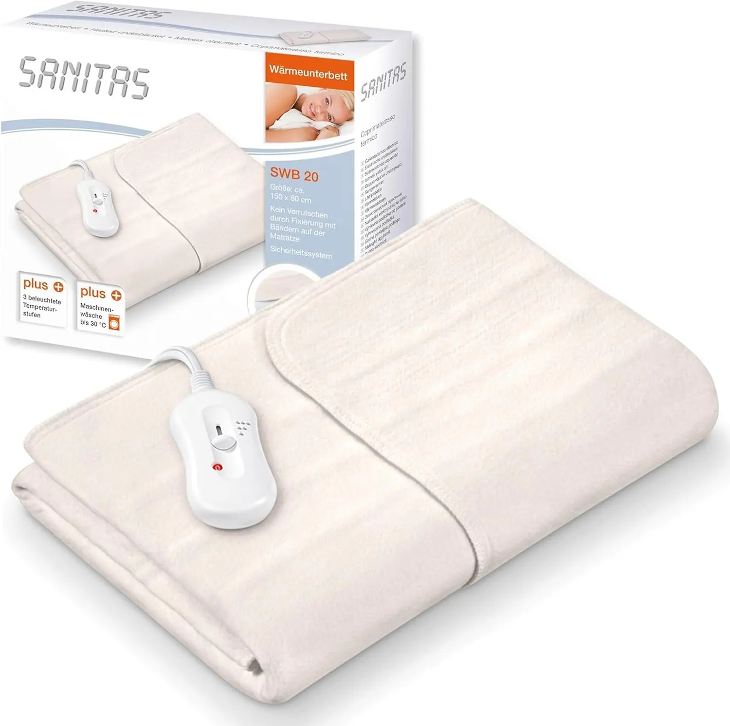 پتو برقی پشمی سانیتاس Sanitas مدل SWB 20