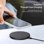 شارژر بی سیم سریع مدل W8 15W Wireless Charger Pad