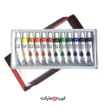ست دوازده عددی 12 رنگ اکریلیک – 12x12 ml