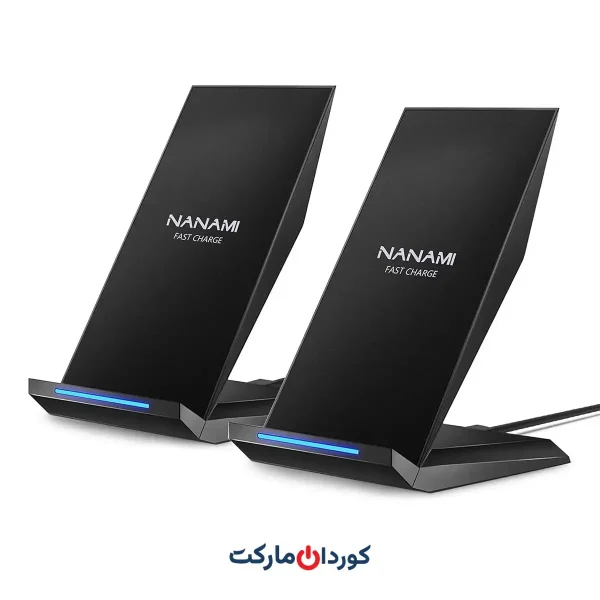 شارژر بی‌سیم سریع، مدل M220 دارای گواهی NANAMI Qi | پک 2 عددی