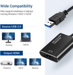 کابل تبدیل ویدئو RayCue USB 3.0 to HDMI Adapter