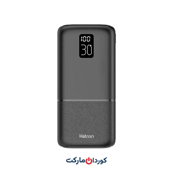 پاوربانک هترون مدل HPB 3070 PQ ظرفیت 30000 میلی آمپر ساعت