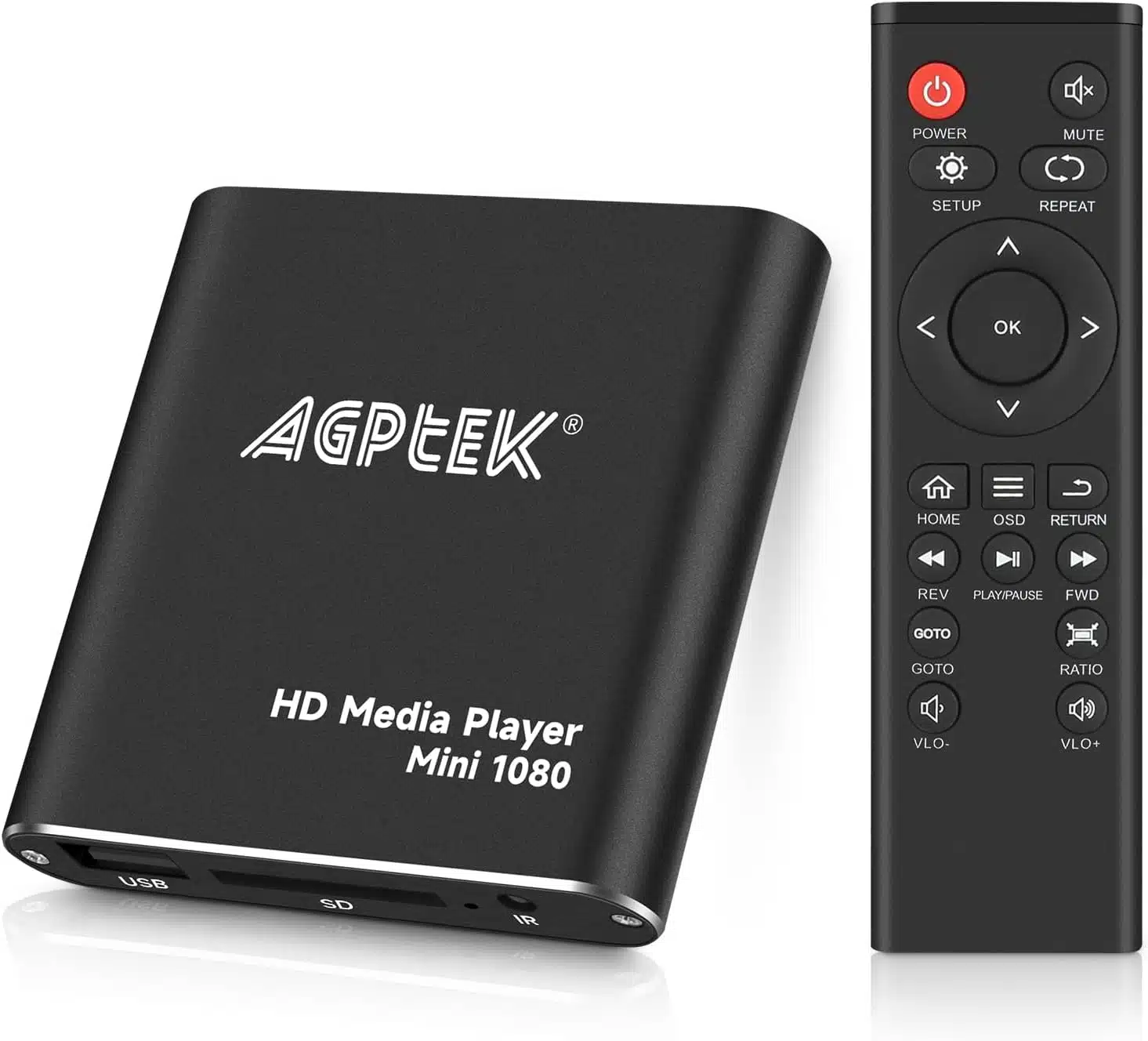 پخشکننده چندرسانهای و دیجیتال 1080P HD برند AGPTEK