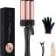 فر کننده موی 3 لوله‌ای 3 Barrel Hair Waver (1 Inch)، ابزاری حرفه‌ای برای ایجاد موج‌ زیبای موی سر