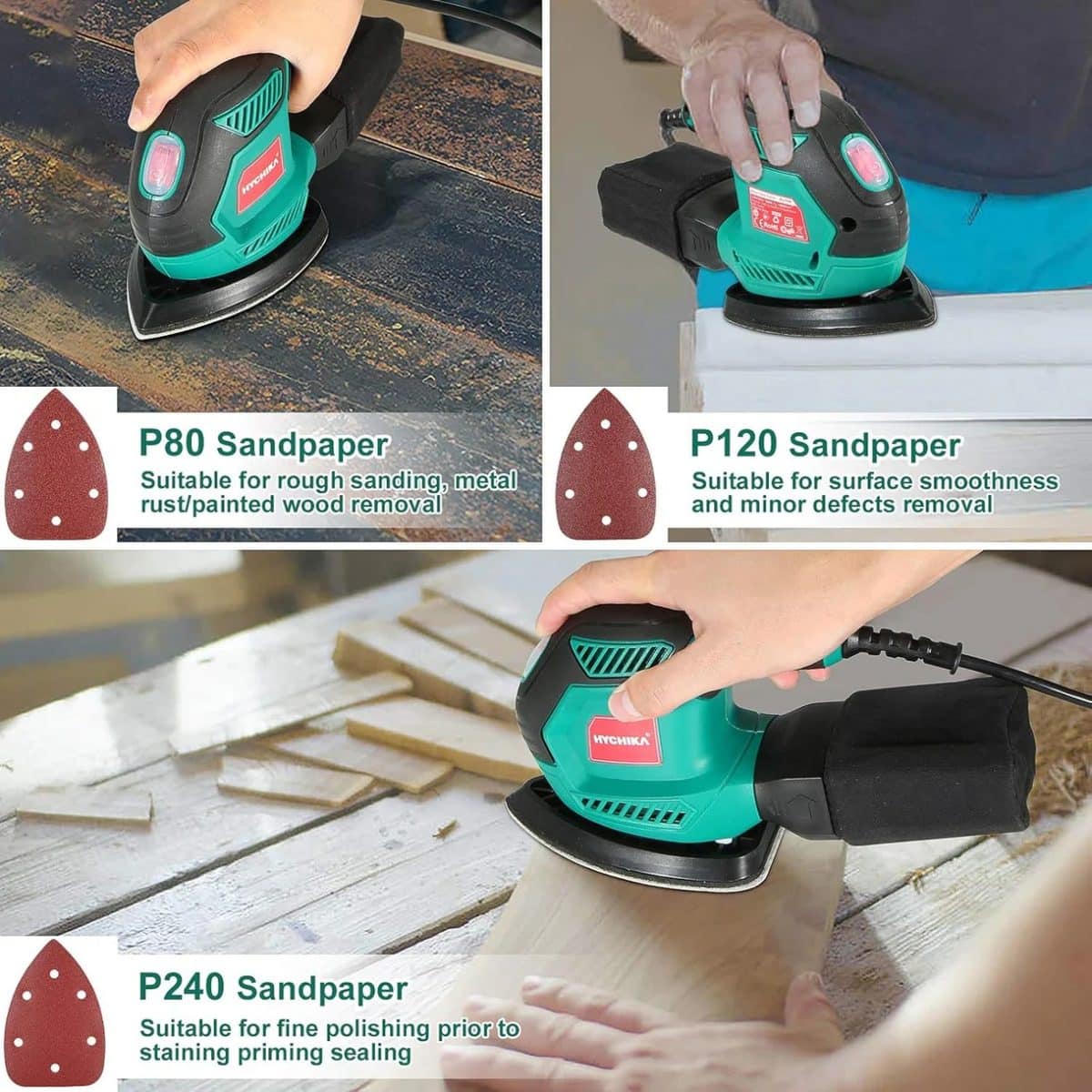 سنباده جزیی (Mouse Detail Sander) برند HYCHIKA