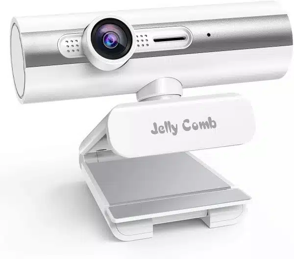 وب کم 1080P Full HD،برند Jelly Comb با میکروفون داخلی برای دسکتاپ و لپ تاپ