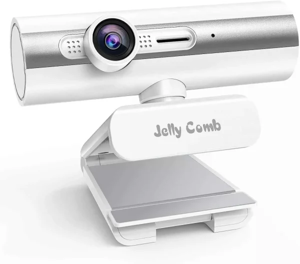 وب کم 1080P Full HD،برند Jelly Comb با میکروفون داخلی برای دسکتاپ و لپ تاپ