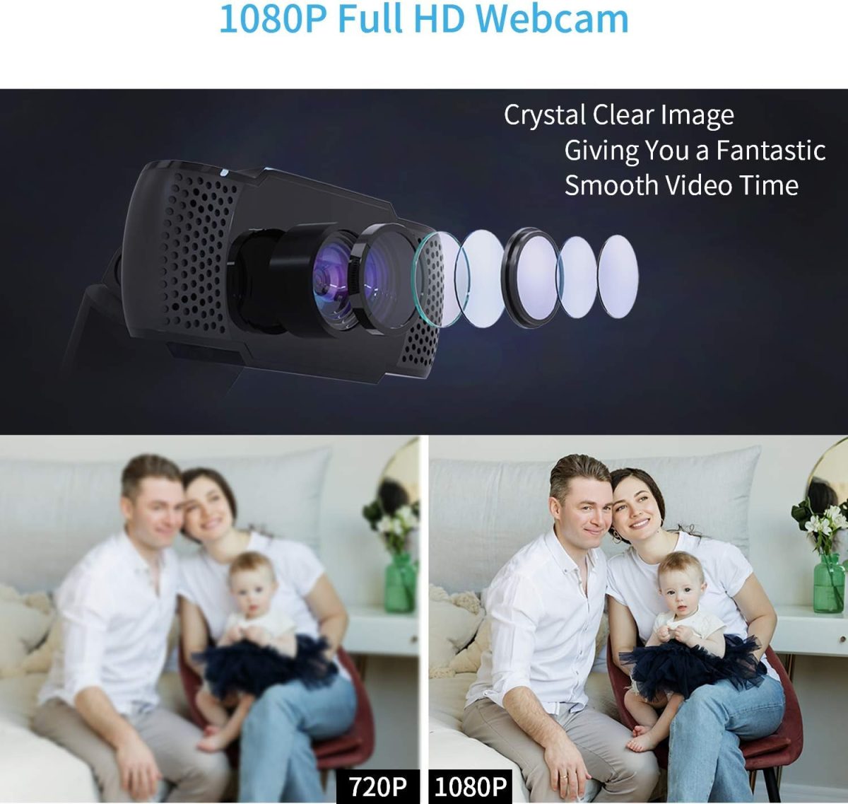 وب کم wansview 1080P Webcam 101