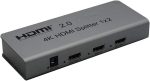 اسپلیتر HDMI مدل 1x2 XOLORspace: اتصال همزمان و کیفیت بی‌نظیر تصویر