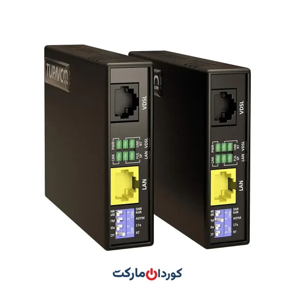 کیت توسعه دهنده اترنت Tupavco TEX-100 از طریق خط تلفن یا کابل CAT5/CAT6 تا 2کیلومتر RJ45 -VDSL