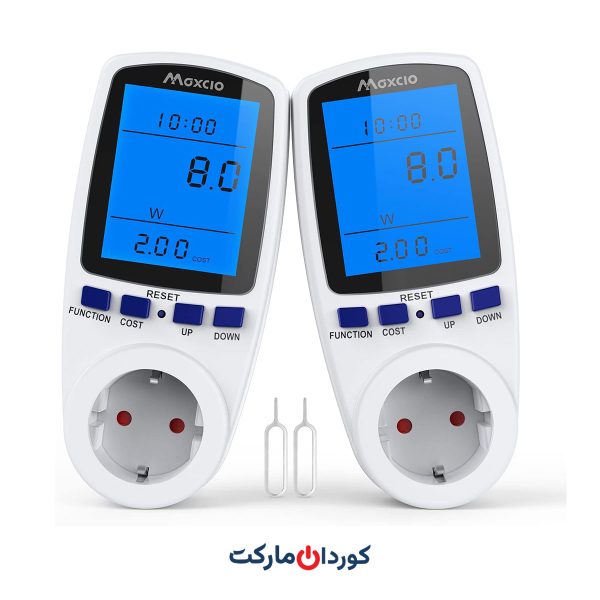 پاور متر/متر برق Maxcio با صفحه نمایش LCD بزرگ مدل KWE-PMB01