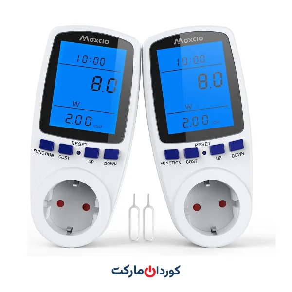 پاور متر/متر برق Maxcio با صفحه نمایش LCD بزرگ مدل KWE-PMB01