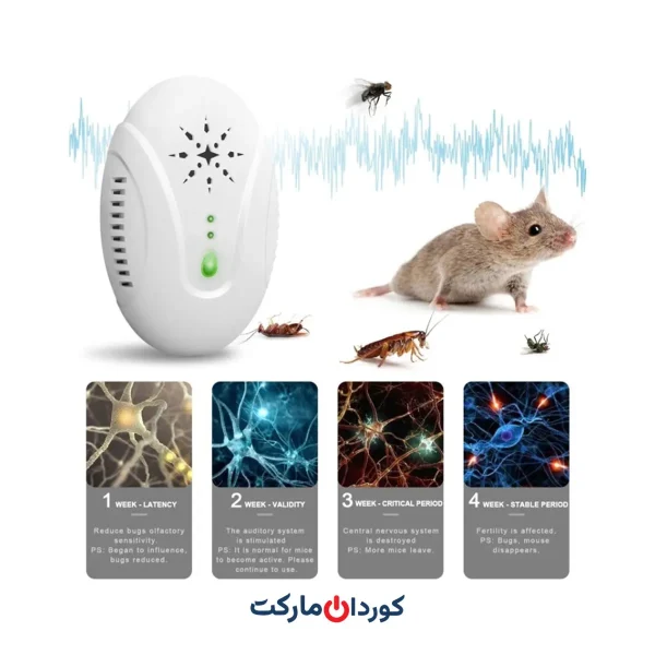 دفع‌کننده اولتراسونیک آفات مدل DC-9007B