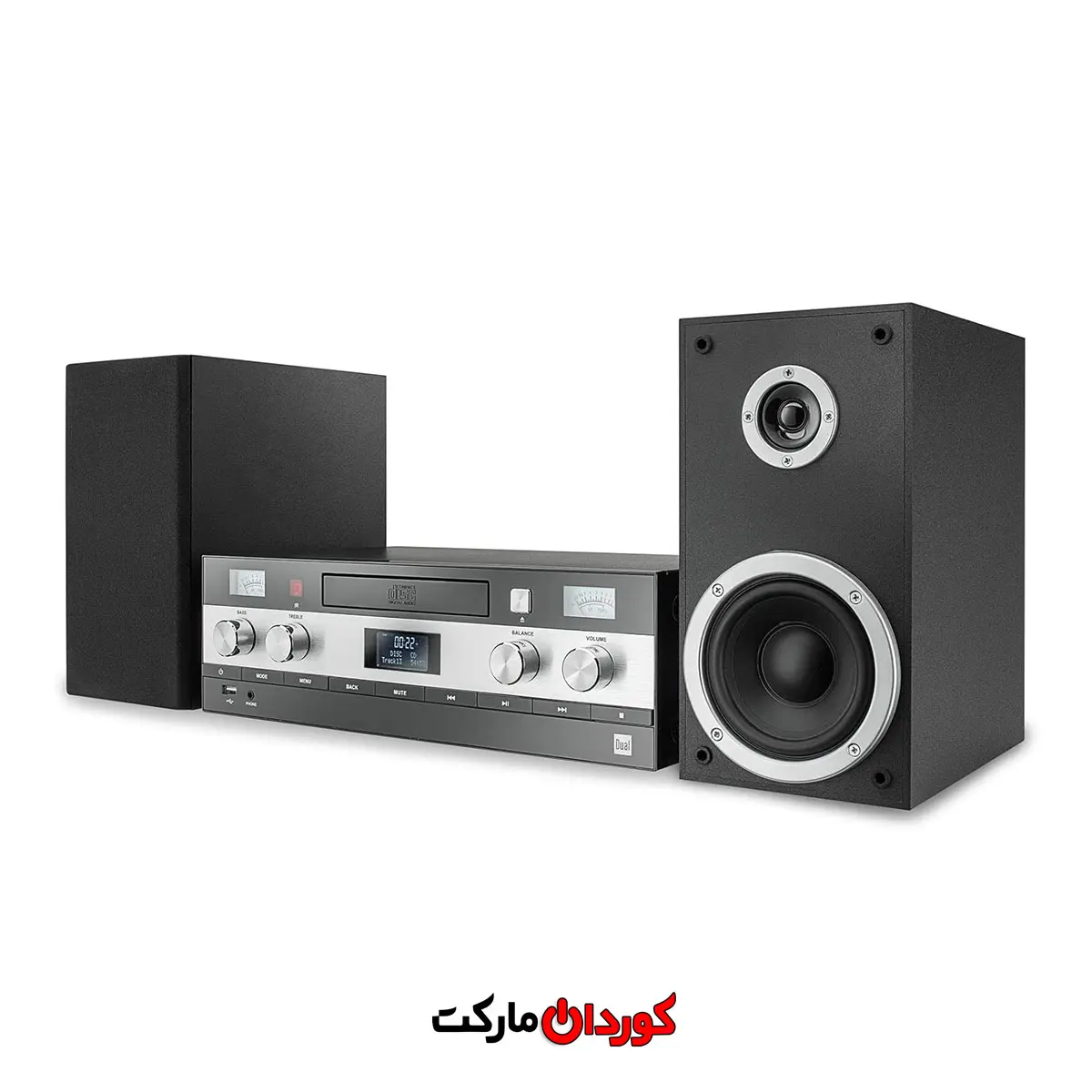 سیستم پخش کنندە CD و بلوتوثی برند Dual کد 25266