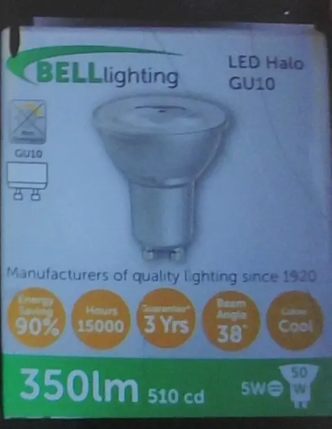 چراغ هالوژنی ال ای دی HALO GU10 BELL