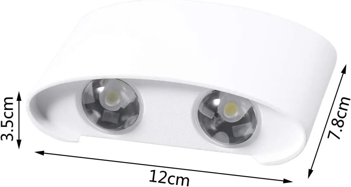 چراغ دکوراتیو دیواری LED ضد آب Bellalicht - Image 7