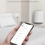 NCC 4 Pack Smart WiFi Socket with Power Consumption, Compatible with Alexa and Google Home, Remote Control, Voice Control, 16A, White (7) پریز هوشمند GNCC – مدیریت هوشمند مصرف انرژی مدل SP11