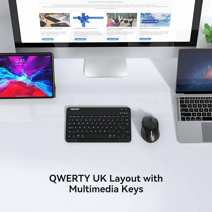 کیبورد بیسیم TECKNET Bluetooth Ultra-Slim