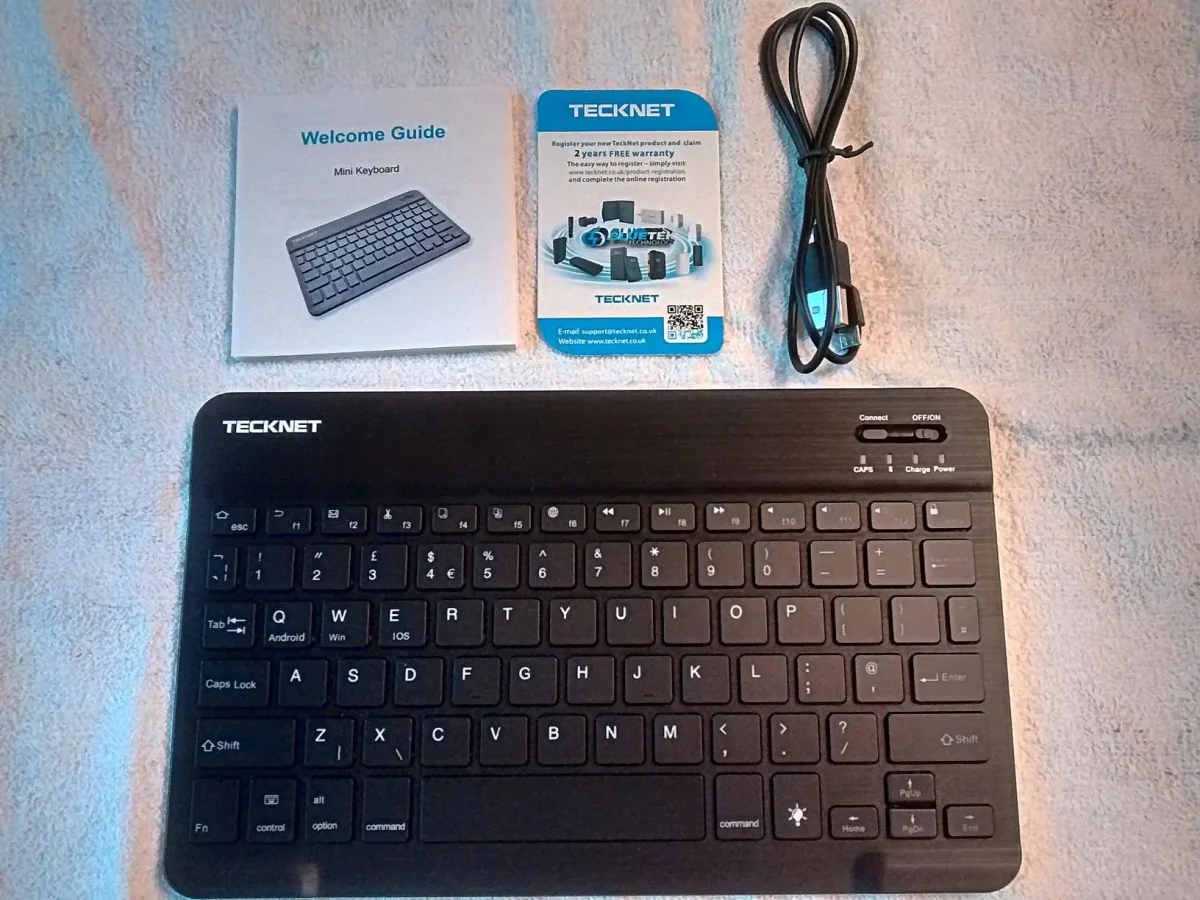 کیبورد بیسیم TECKNET Bluetooth Ultra-Slim