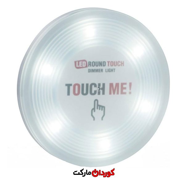 چراغ لمسی ۶-LED باتری‌خور، قابل نصب در هر مکان، با قابلیت تنظیم نور کد 27239