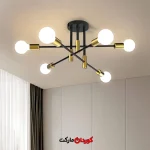 لوستر وینتیج ۶ شاخه صنعتی مدرن نامیتو (Namito) کد 26439