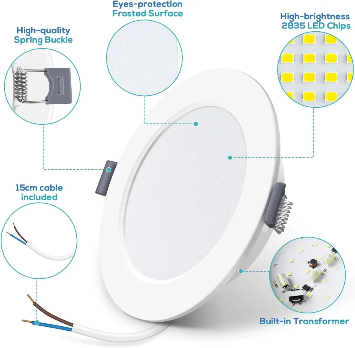 نورافکن LED توکار مدل ALUSSO CSA