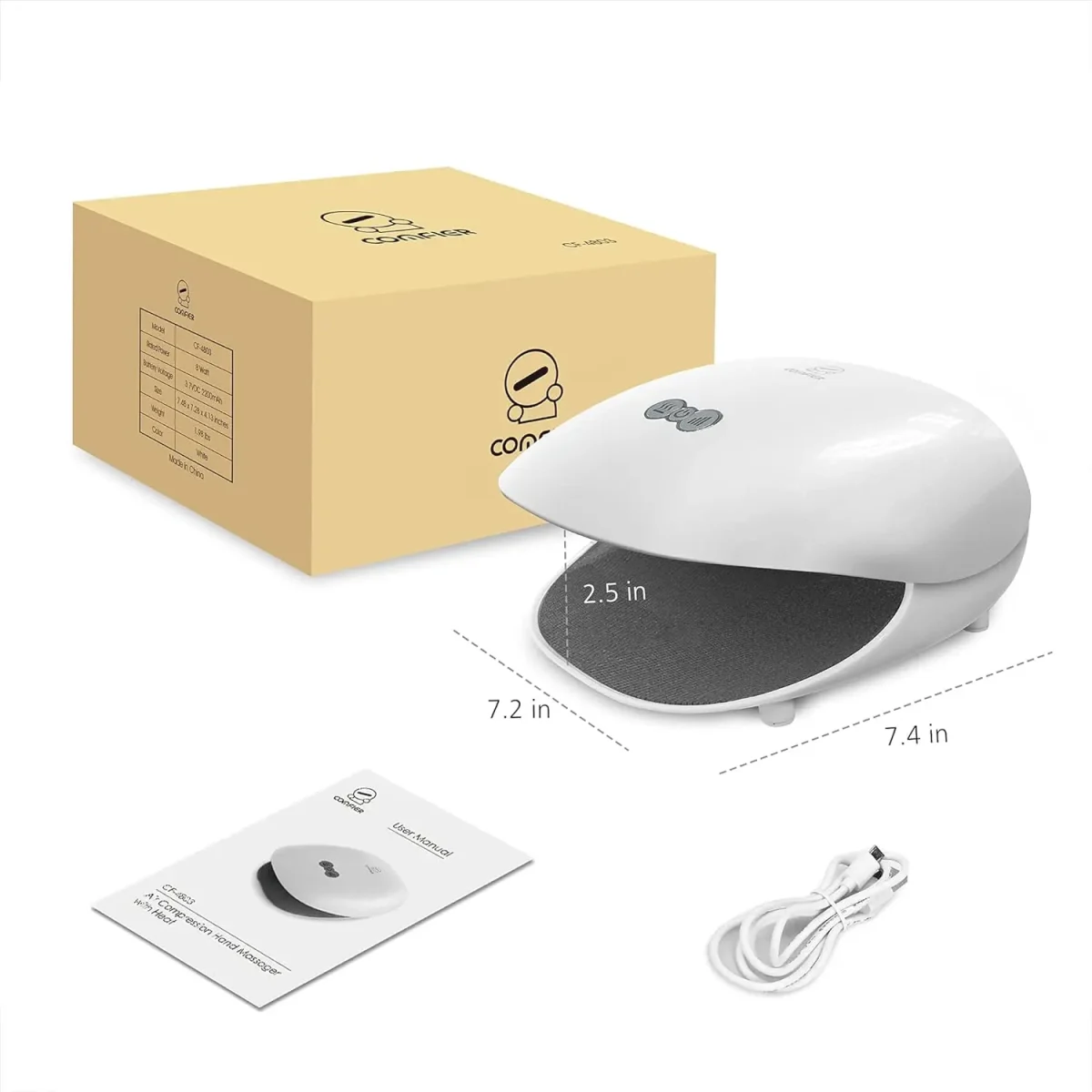 ماساژور بیسیم دست Comfier – مدل CF-4803B تجربهای لوکس برای آرامش و تسکین درد!