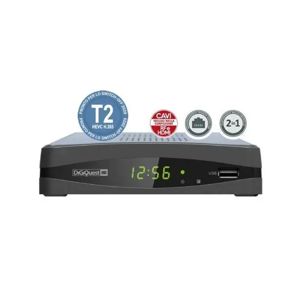 گیرنده دیجیتال زمینی برند Digiquest مدل DGQ 690 HD با قابلیت Timeshift و مدیا پلیر