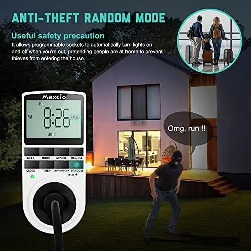 پریز تایمردار مدل Maxcio TM02-EU