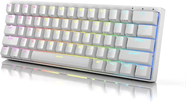 کیبورد مکانیکی گیمینگ DURGOD Venus RGB – ترکیب طراحی کامپکت و عملکرد بی‌نظیر