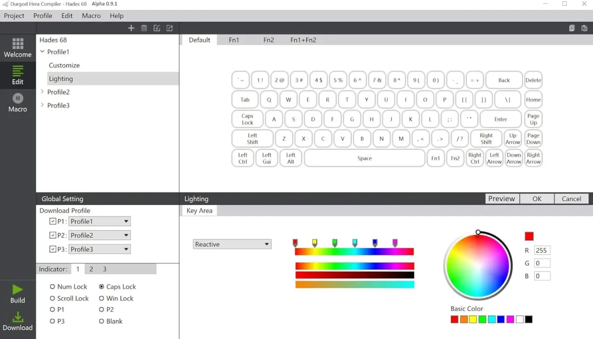 کیبورد مکانیکی گیمینگ DURGOD Venus RGB – ترکیب طراحی کامپکت و عملکرد بینظیر