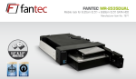 باکس و محفظه تعویض سریع هارد FANTEC مدل MR-2535DUAL