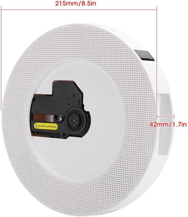 پخش‌کنندهٔ CD دیواری قابل‌حمل YR-Q100 با بلوتوث و کنترل از راه دور