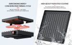 راکلت و گریل برقی برند Muchen مدل HD-RG404B – گریل چندکاره با پوشش نچسب، مناسب برای ۴ نفر