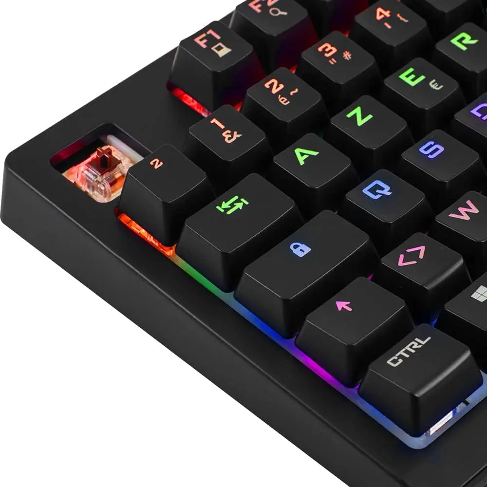 کیبورد بازی مکانیکی مدل Spirit Of Gamer xk 500
