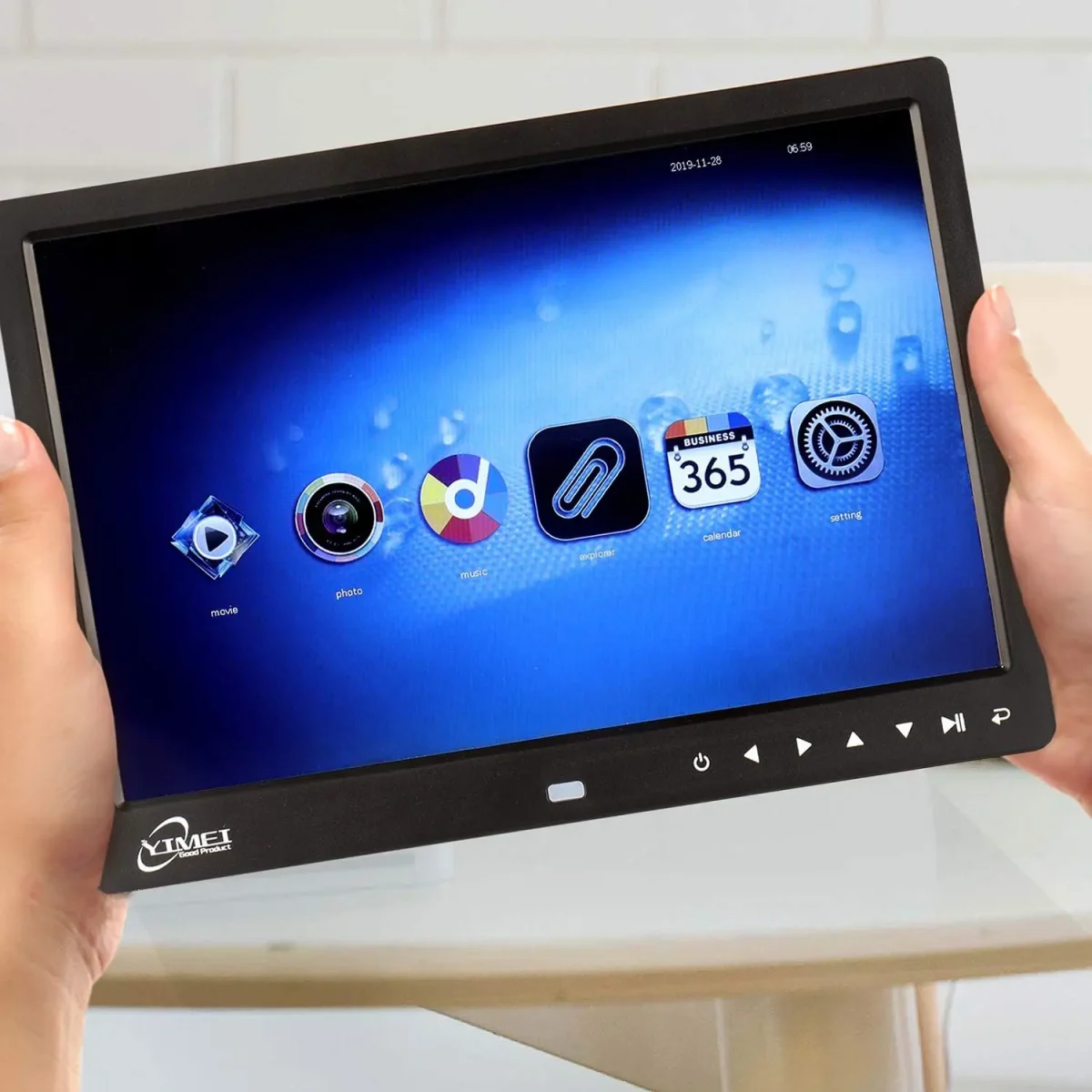صفحه نمایش (مانیتور) دیجیتال Yimei Good Product با صفحهنمایش ۱۲ اینچی و رزولوشن 1080p