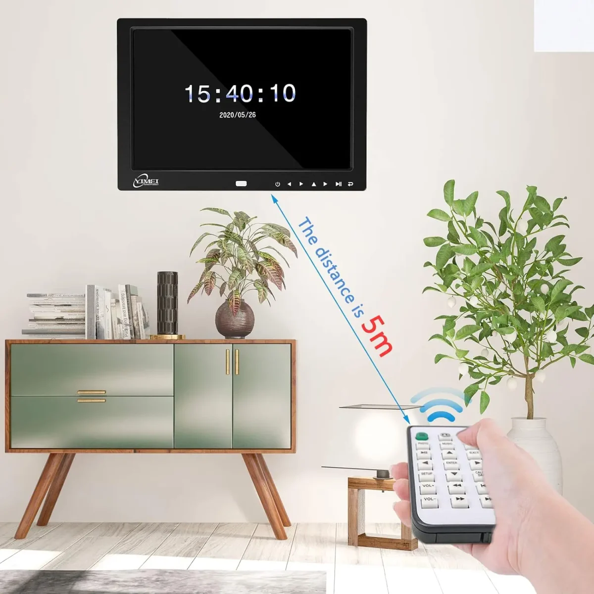 صفحه نمایش (مانیتور) دیجیتال Yimei Good Product با صفحهنمایش ۱۲ اینچی و رزولوشن 1080p
