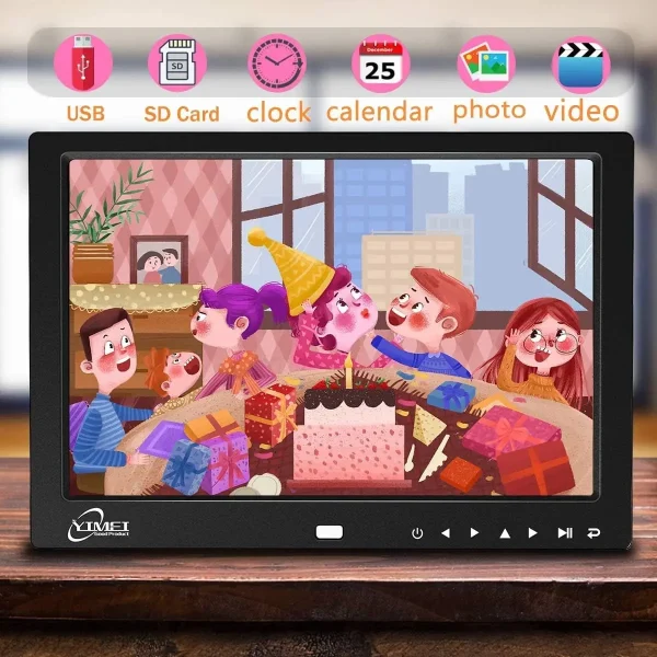 صفحه نمایش (مانیتور) دیجیتال Yimei Good Product با صفحه‌نمایش ۱۲ اینچی و رزولوشن 1080p
