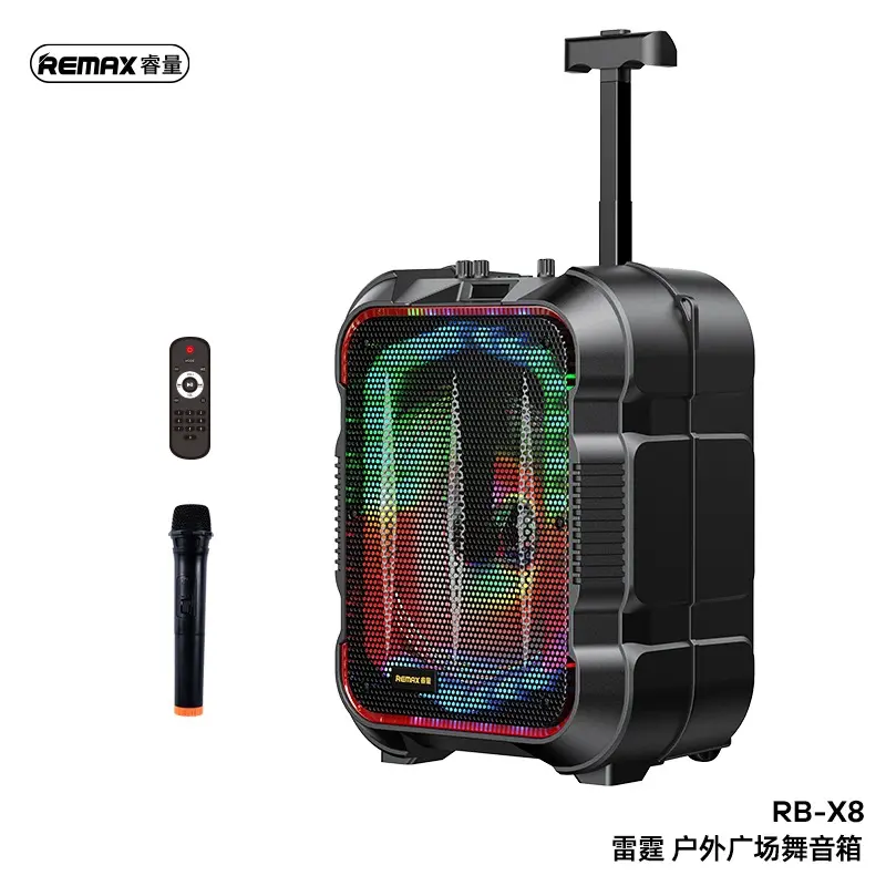 اسپیکر بلوتوثی قابل حمل ریمکس Remax RB-X8 همراه با میکروفون - Image 3